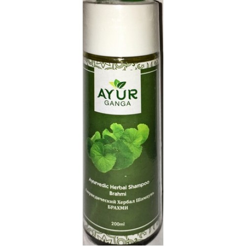 Шампунь БРАХМИ аюрведический (Ayurvedic Herbal Shampoo BRAHMI), 200 мл