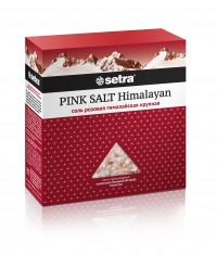 Соль розовая гималайская, крупный помол, 500 гр